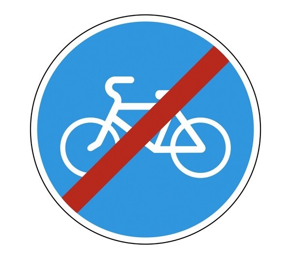 namen znaka za kolesarsko stezo