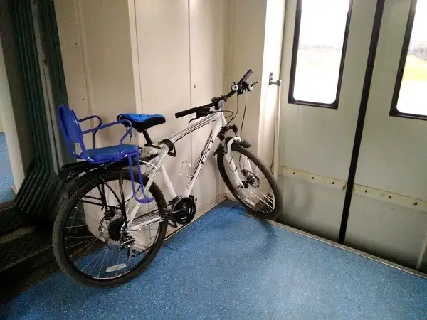 pravila za vožnjo s kolesom na vlaku
