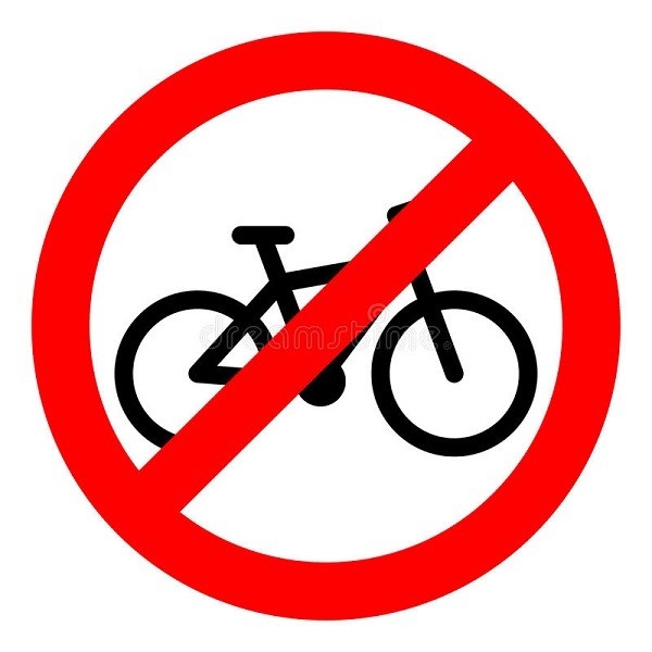 Prepovedi za kolesarje